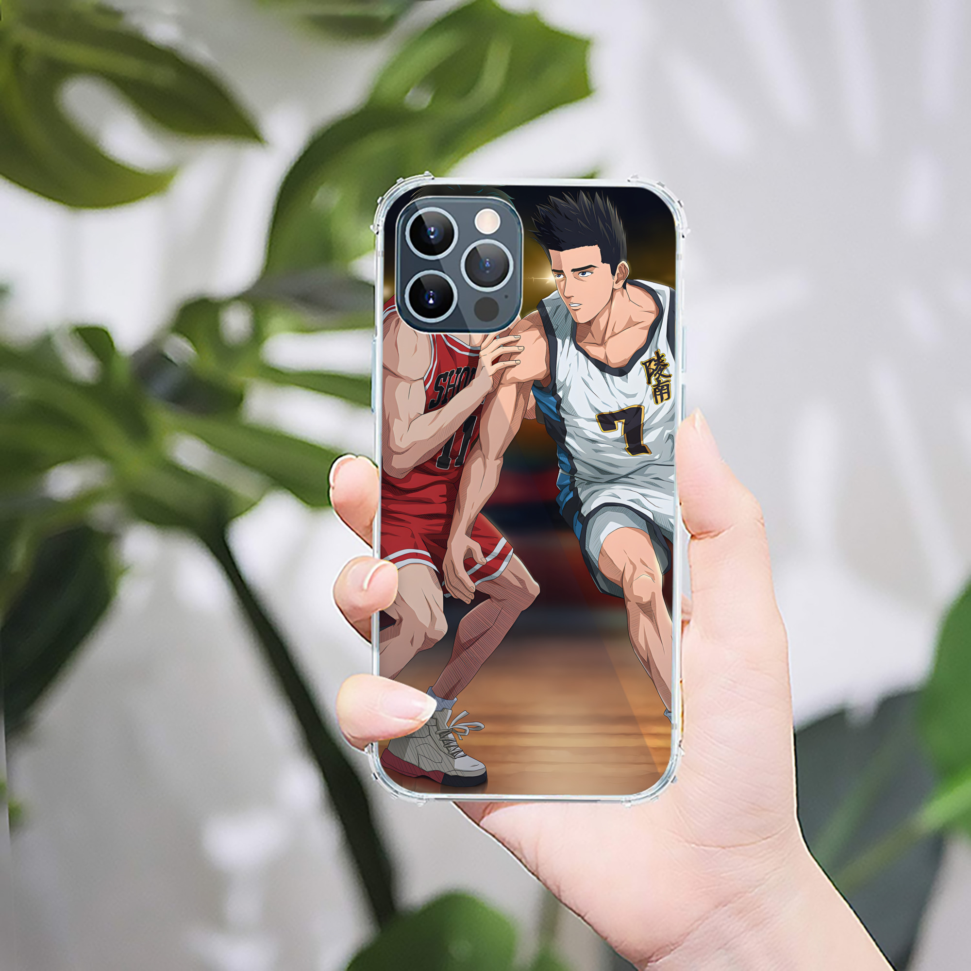 （画像用） SLAM DUNK／スラムダンク 【iPhone 12シリーズ対応】透明スマホケース（クリアソフトケース）